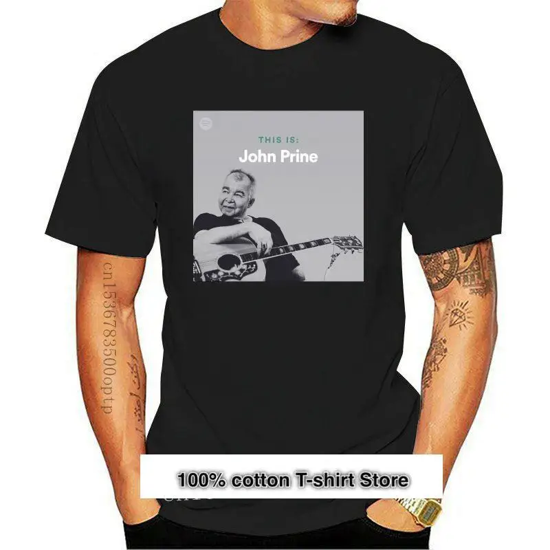 

Camiseta de JOHN PRINE TOUR DATES 2018, talla S-3XL
