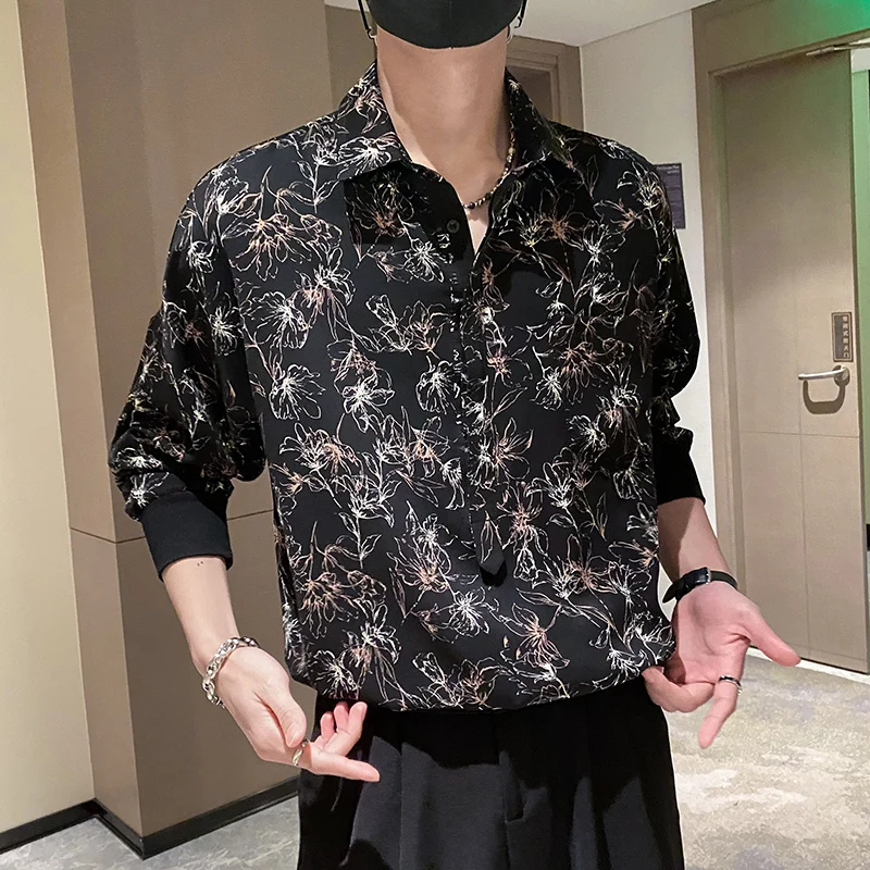 

Рубашка мужская оверсайз с коротким рукавом, Повседневная Блузка на молнии, смокинг, в стиле хип-хоп, лето 2023