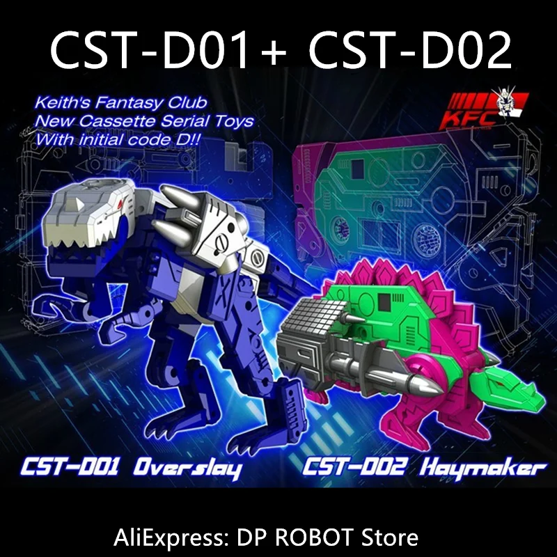 

NEW KFC Transformation G1 Overkill And Slugfest CST-D01 With CTS-D02 Tape One Set Action Figure With Box