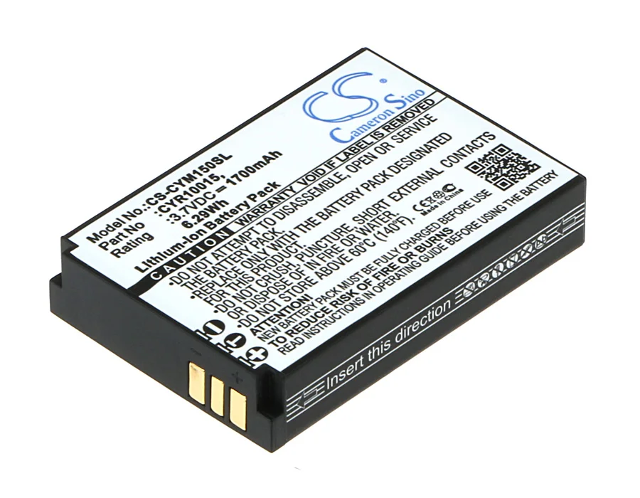 

CS 1700mAh / 6.29Wh battery for Cyrus CM15 CYR10015, HE-129382