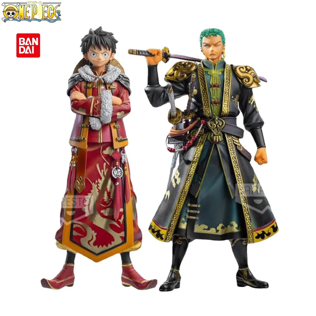 

Цельный китайский стиль Luffy Sauron Cheongsam Rororoa Sauron ручная работа декоративная Модель Коллекция игрушек