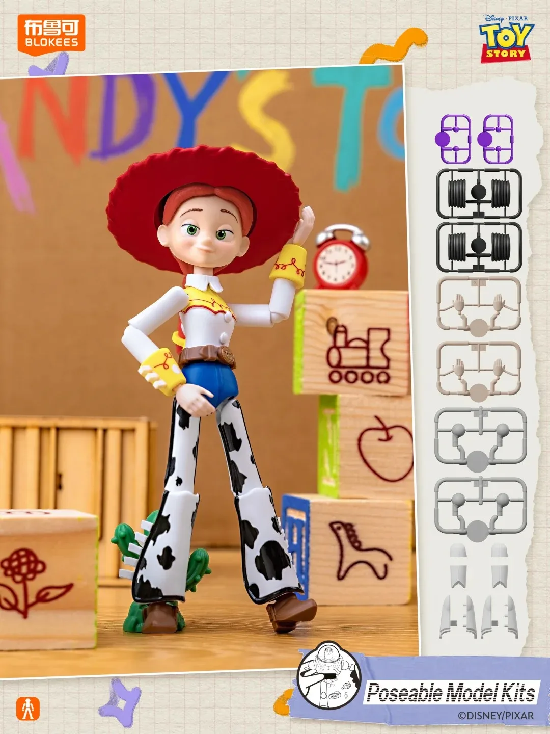 Фото Оригинальные фигурки Blokees Toy Story Elite Edition Vol.1: Вуди и Базз Лайтер, коллекционные настольные украшения, игрушки, подарок для девочек и мальчиков №5