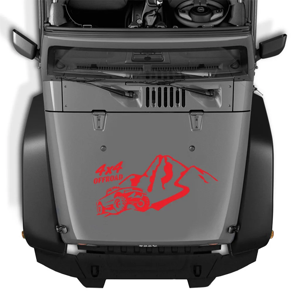 Doordash 1 шт. 4x4 внедорожник автомобиль наклейки открытый холм виниловые спорт 4x 4