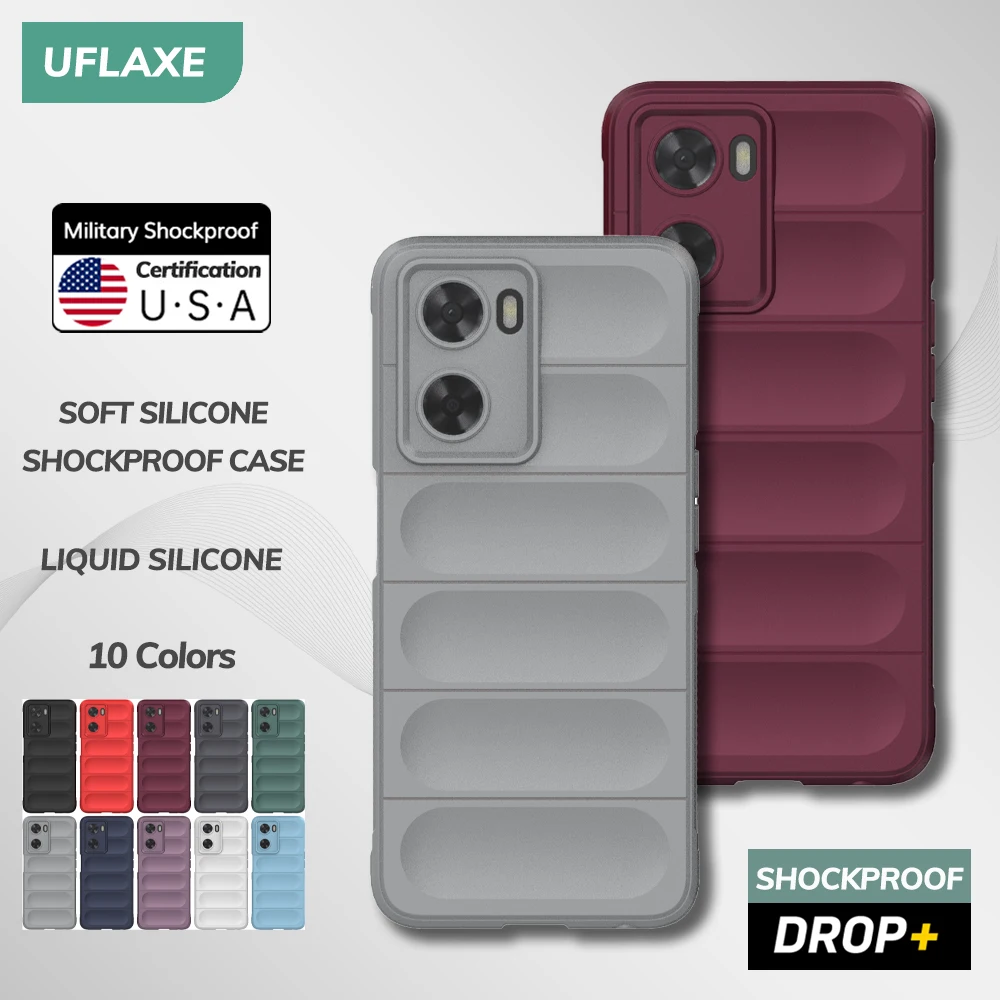 UFLAXE Original Soft Silicone Case for OPPO A57 Shockproof anti-slip Back Cover Casing