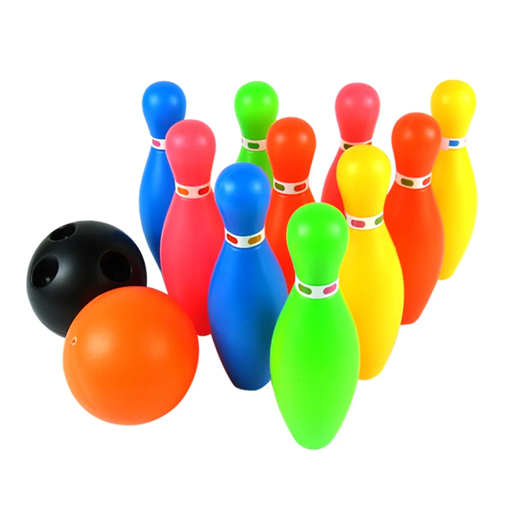 

Bowling Toys Pinskidsset Toy Game Early Outdoor Developmental Portable Education Tossindoor Games Lawn Wooden