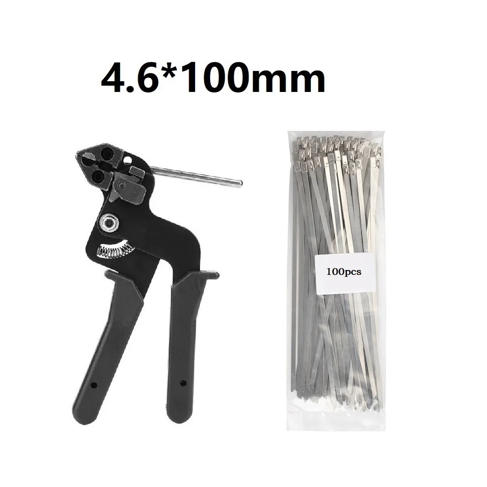 

Stainless Steel Cable Ties Plier Fastening Strap Cutting Tool Cutter Tension Automatic Zip Hand Tensioning Tool Tie Pliers