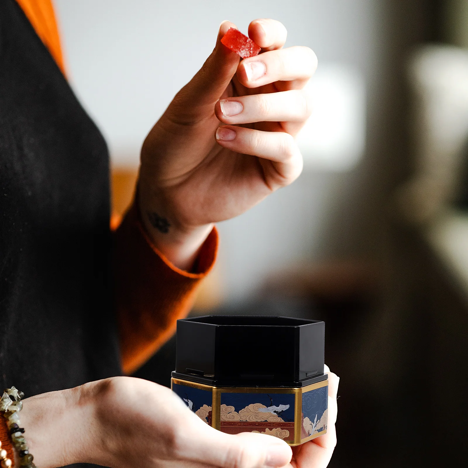 Баночка Металлическая банка для печенья Контейнеры пищевых продуктов Банки