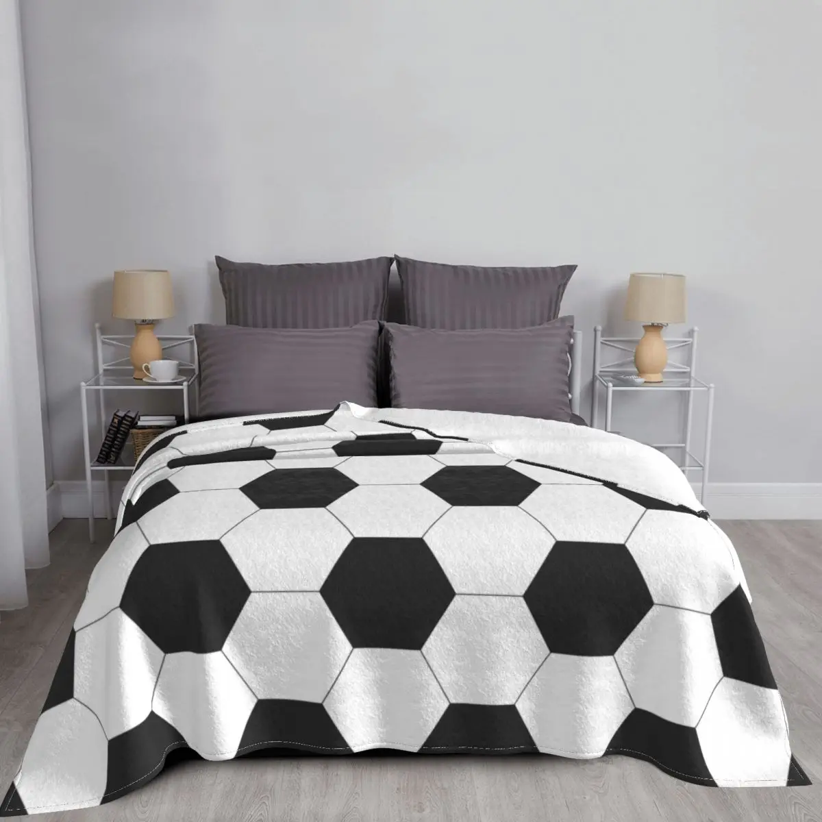 Спортивное фланелевое одеяло с мячиками новинка плед для кровати дивана