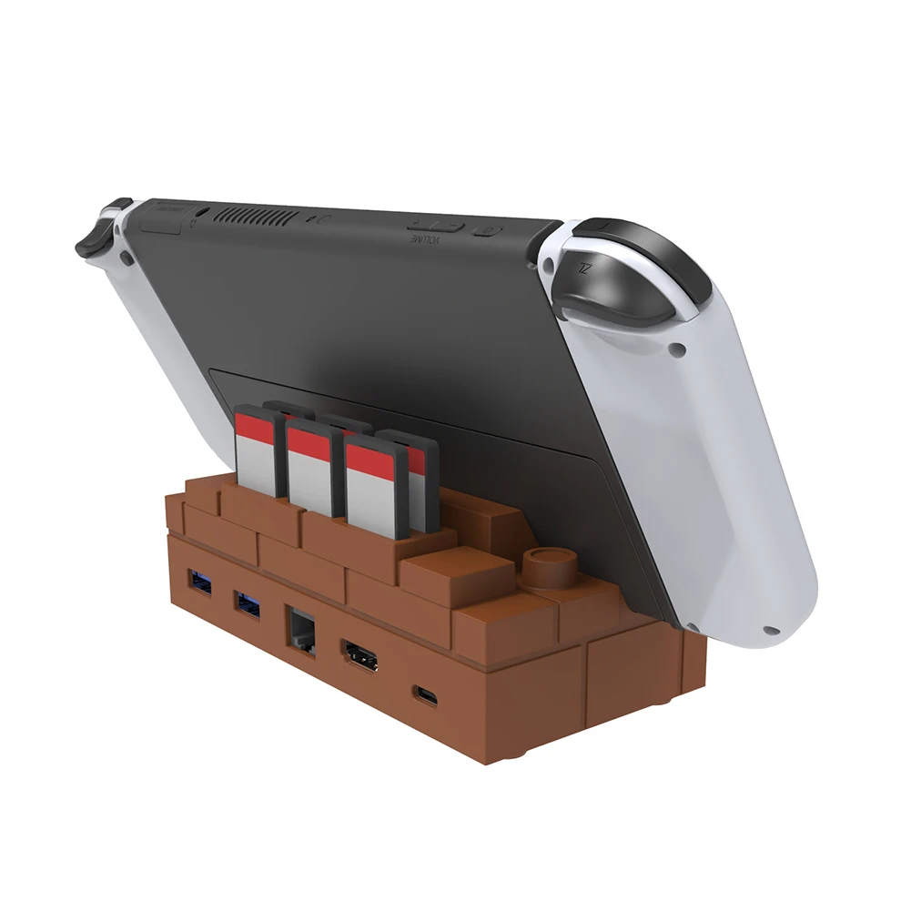 

Switch Docking Station for Nintendo Switch OLED Charging Stand 4K HD HDMI-Compatible Adapter with RJ45 LAN Ethernet USB 3.0 Port