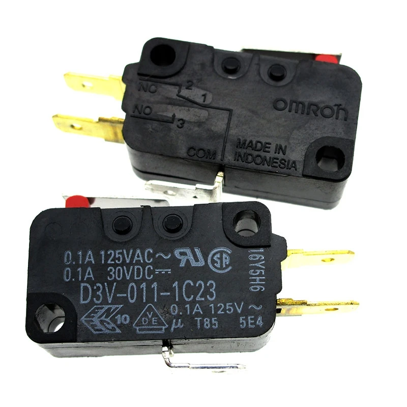 

D3V-011-1C23 Travel Limit Micro Switch 0.1A 125VAC 30VDC