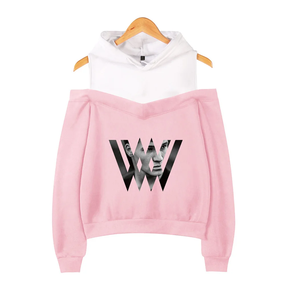 

2022 Wincent Weiss толстовки с открытыми плечами свитшоты для женщин и девочек Повседневный пуловер сексуальная модная Толстовка Harajuku Свитшот Y2K дл...