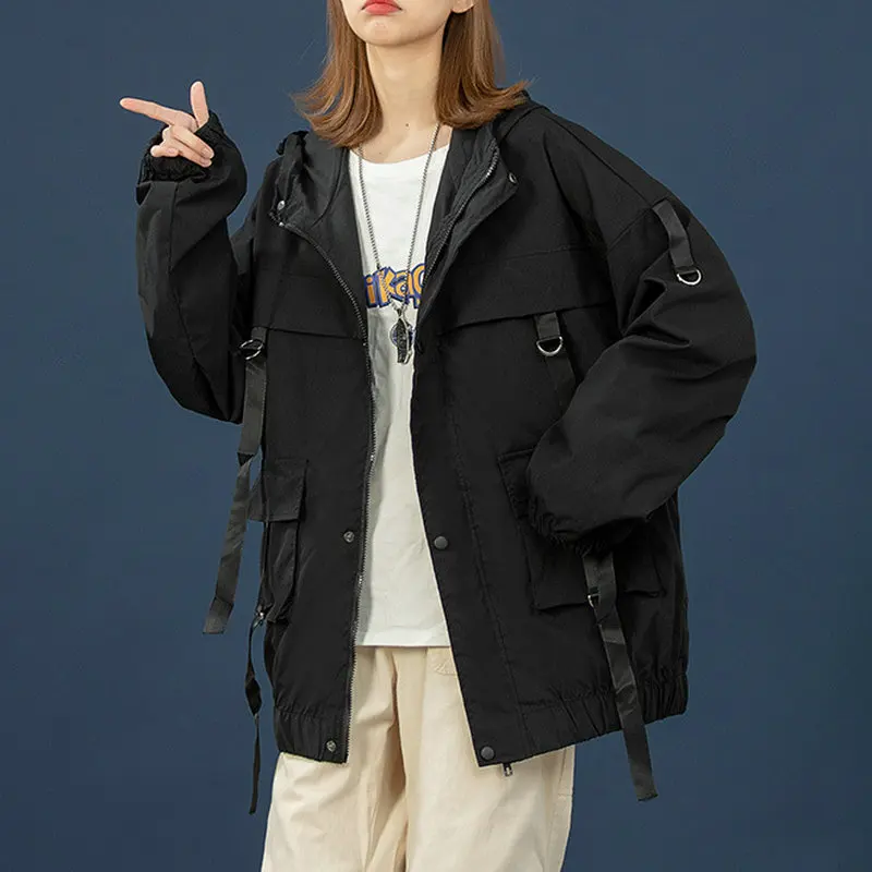 Женская куртка с капюшоном весна 2022 Повседневная ветровка женские куртки пальто