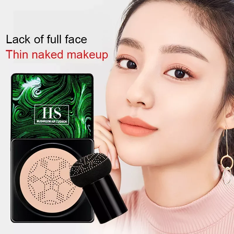 2023 Concealer Air Cushion Makeup Face Foundation Korean Cosmetic Whitening Mushroom Head CC Cream Concealer Brighten Face