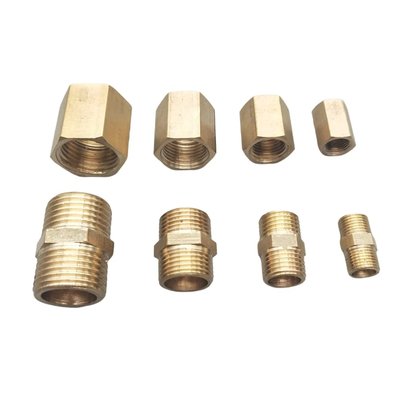 

Brass Copper Hose Pipe Fitting Hex Coupling Coupler Fast Connetor Female Thread Male Thread 1/8"1/4"3/8"1/2"3/4"BSP