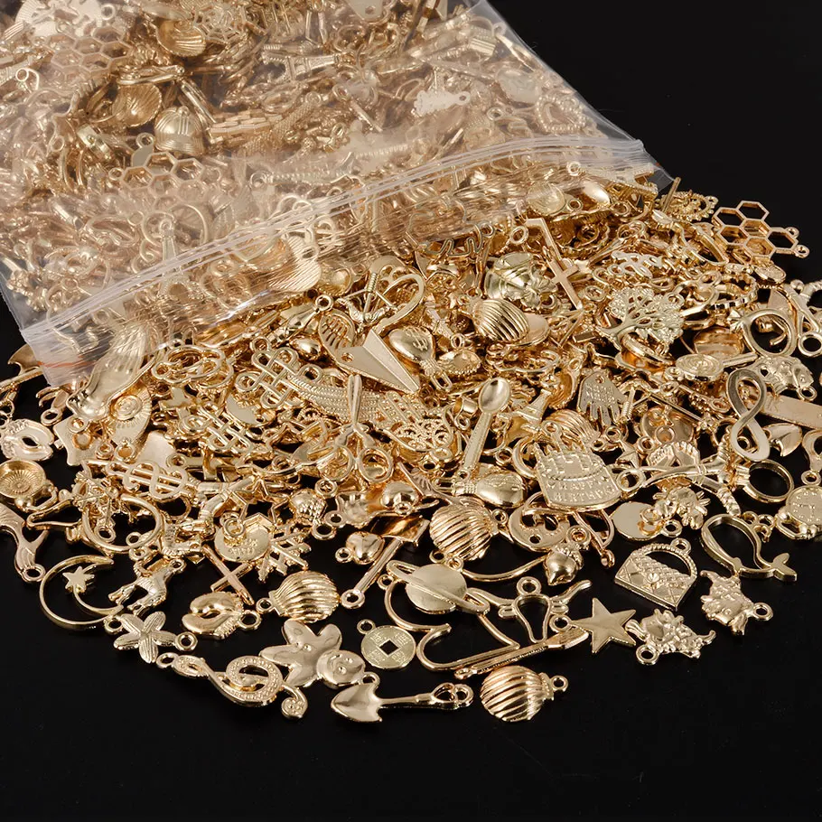 Новый 20/30/60 шт. Kc золотого цвета Древний Египет скарабей паук стрекоза животное