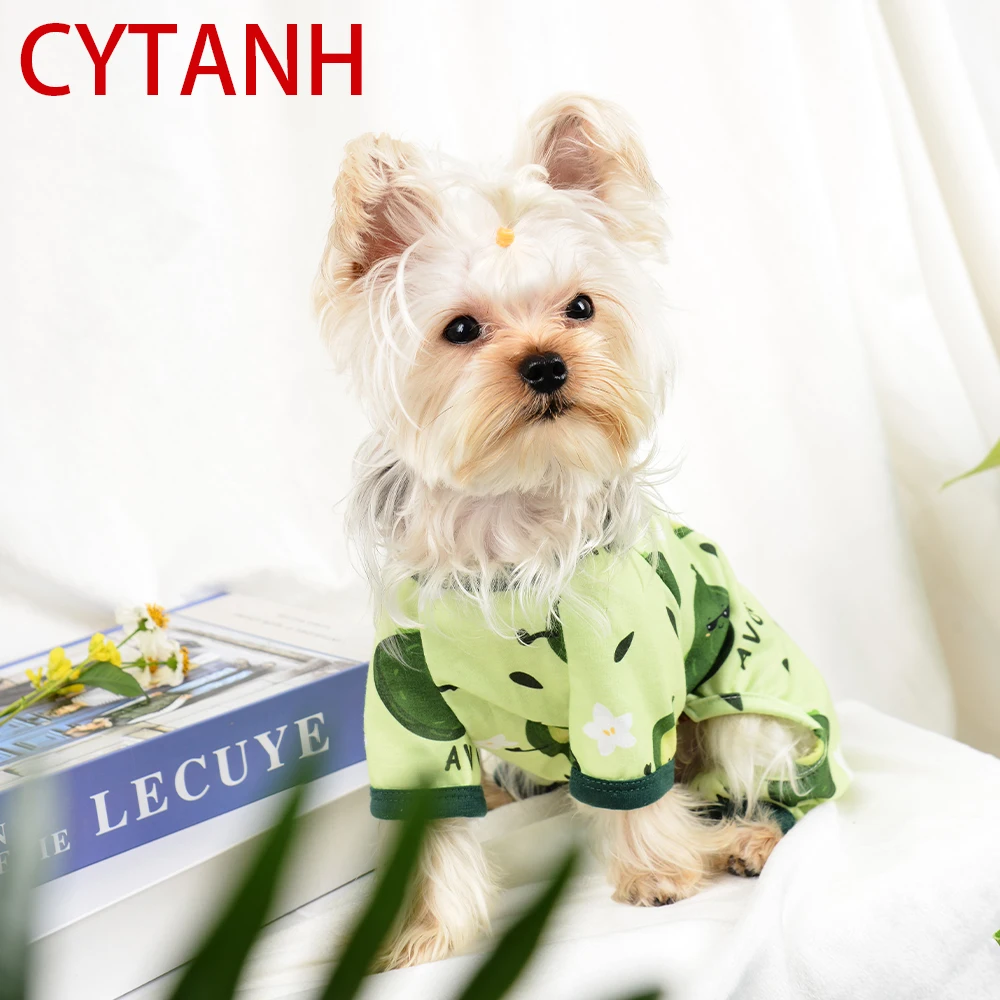 Женская летняя Пижама, женская летняя Пижама для маленьких собак, Йорков, одежда для собак