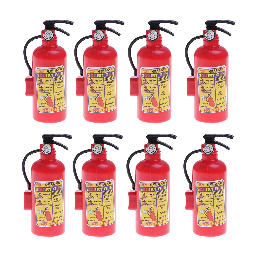 

8 Pcs Children Simulation Fire Extinguisher Portable Squirter Water Guns