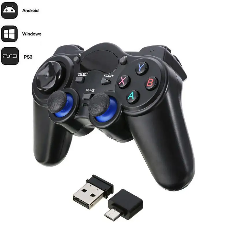 

Беспроводной игровой контроллер 2,4G, геймпад, джойстик для смартфонов на Android, планшетов, ТВ-приставок, игровой контроллер smart TV