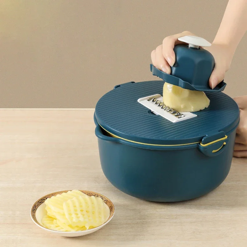 

Multi-Purpose Vegetable Slicer Stainless Steel Shredder Cutter Grater Slicer Manual Food Chopper Vegetable Cutter Kitchen Tools
