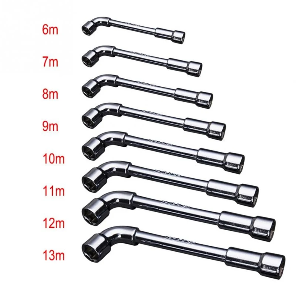 

1 шт. торцевой ключ 6-13 мм, L-образный ключ для перфорации труб, угловой ключ, внешний шестигранный рукав, ключ, ручные инструменты для ремонта