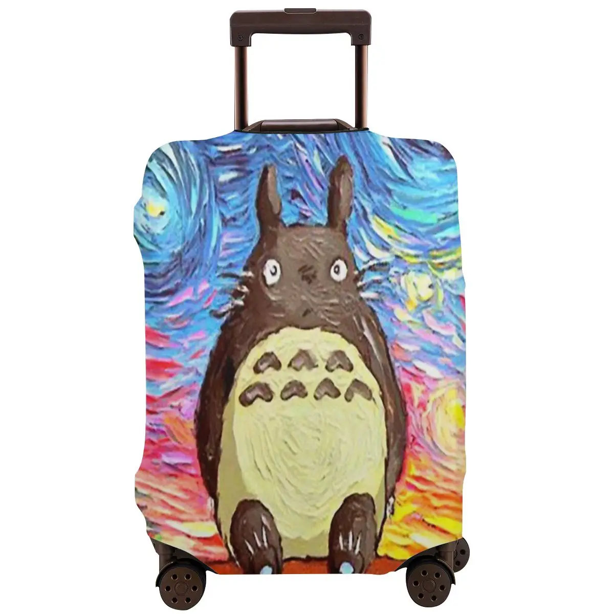 

Starry Sky Totoro Washable Luggage Protective Cover Luggage Protective Case Travel Thick Dust Case Protector Baggage For 18''-32