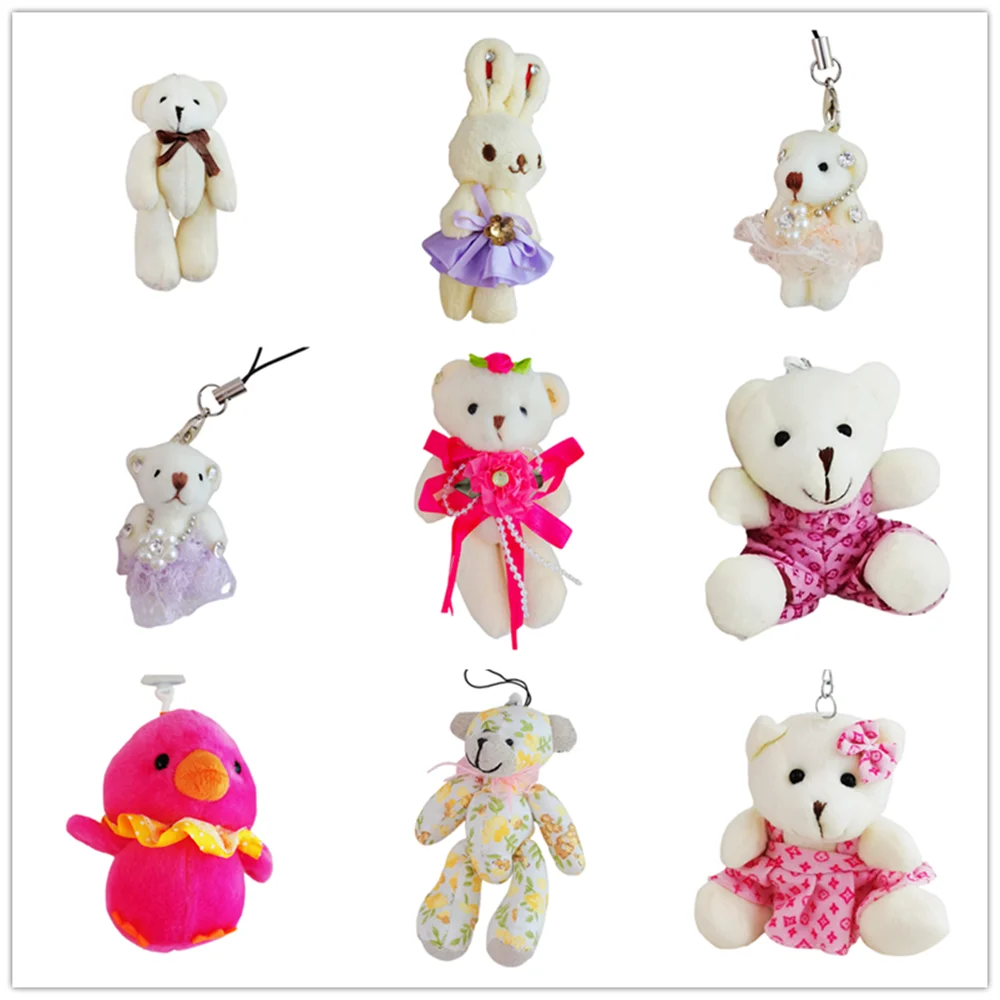 

Mini Plush Animal Toys Love Stuffed Toy Teddy Bear Doll Bears Dog Rabbit Gift Turtle Panda Cats Dolphin Cat Penguin Girl Gifts