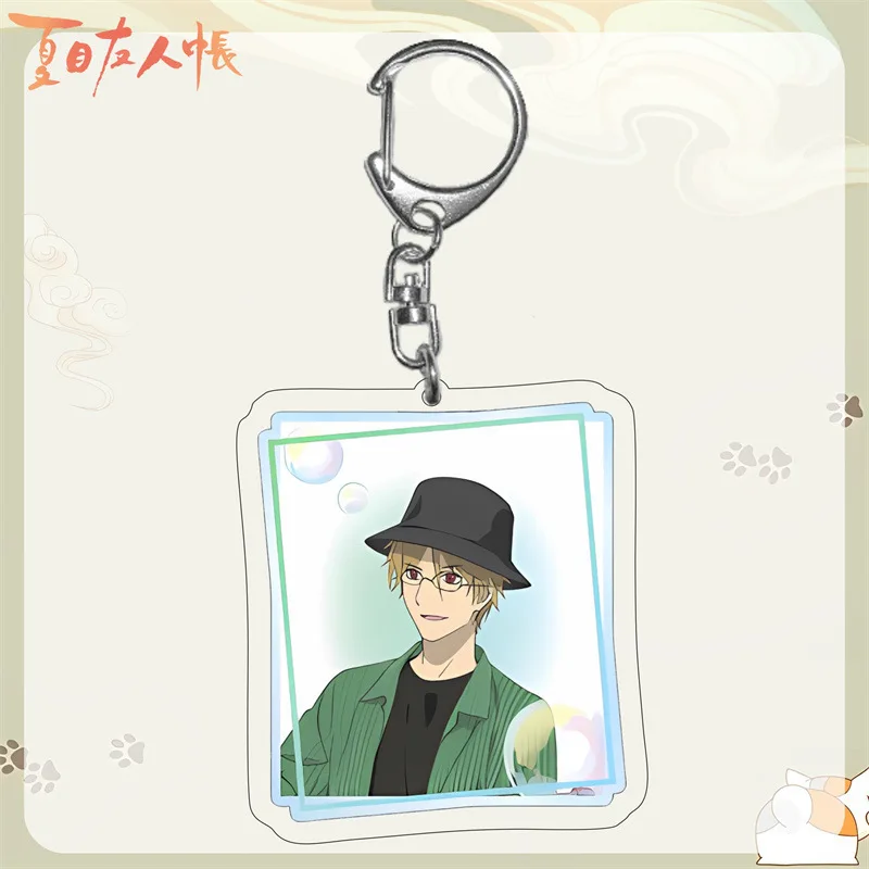 6CM Cute Animation Derivatives Acrylic Key Chain Madara Takashi Natsume Reiko Natori Shuichi Cadeau Maitresse Ecole
