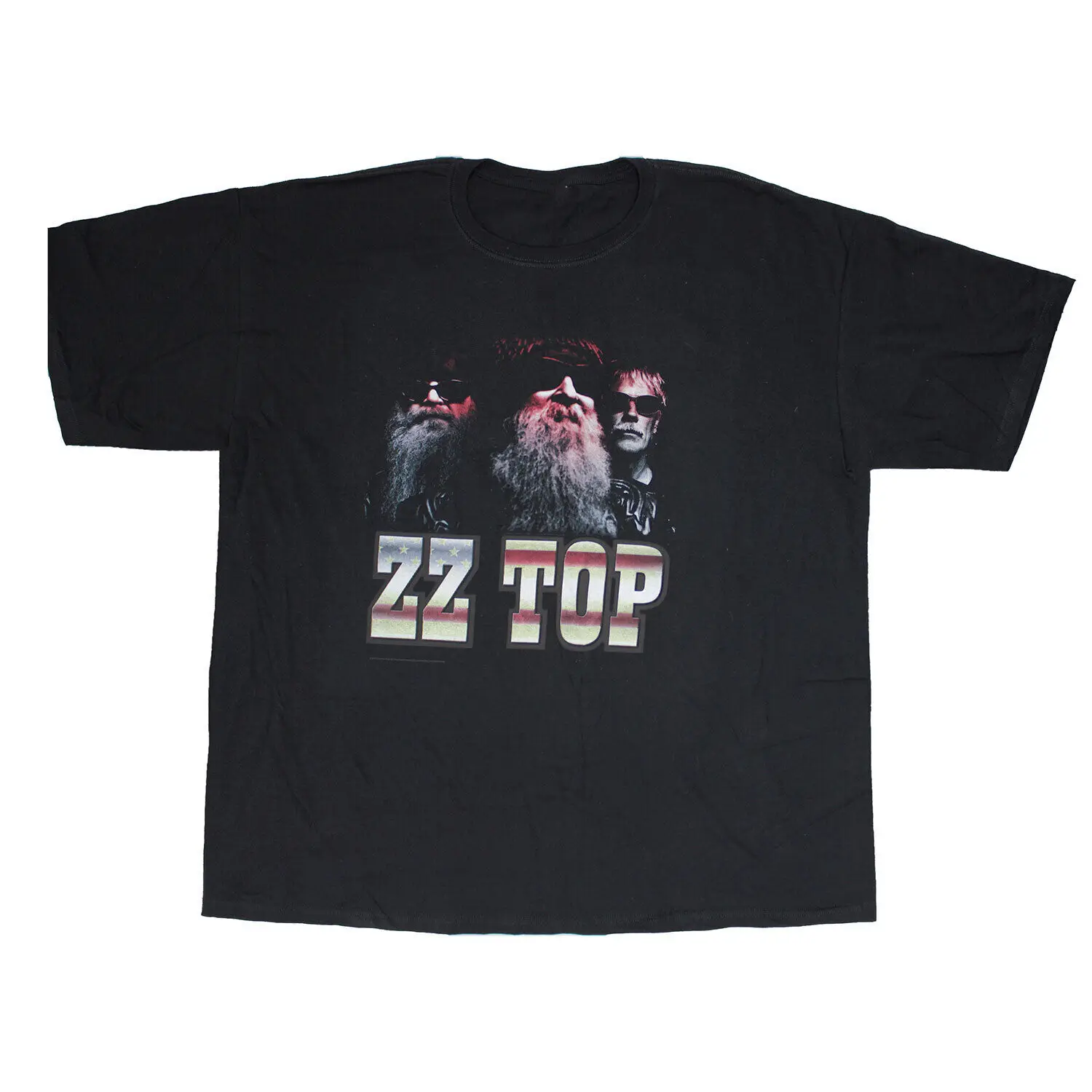 Футболка мужская Zz Top U S A Photo 2014 Tour Черная