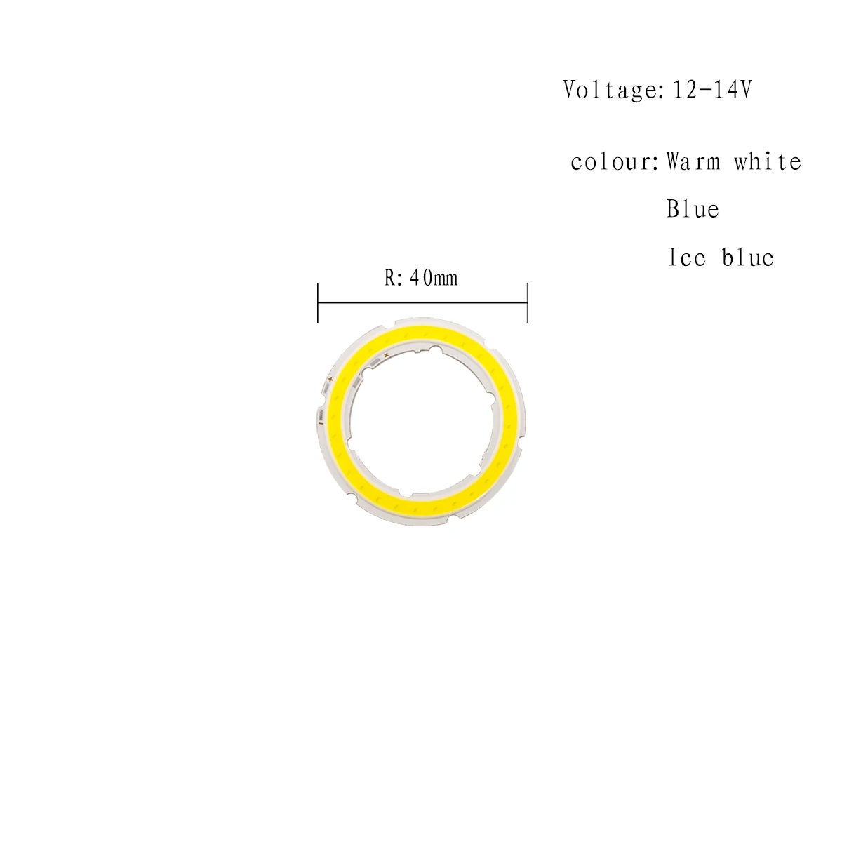 

Светодиодная лампа YORYZENG Ангельские глазки COB 12В