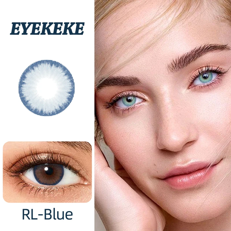 

Высококачественные цветные контактные линзы Eyekeke для глаз, естественная косметика, красота, цвет для ежегодного использования