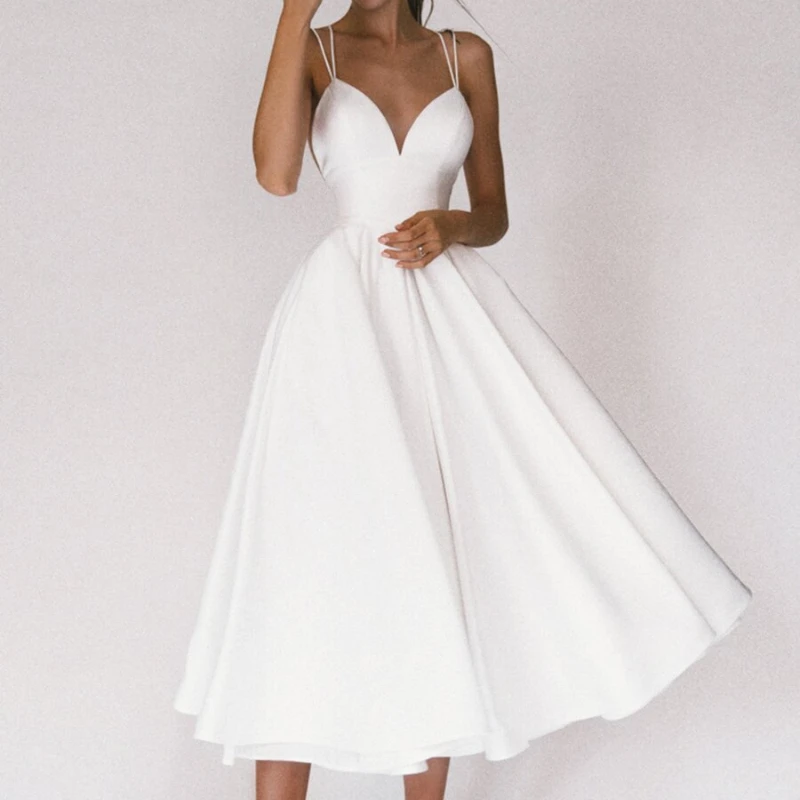 

Женское элегантное платье с открытой спиной, Длинное Летнее белое сексуальное платье в стиле ретро с открытой спиной, лето 2023