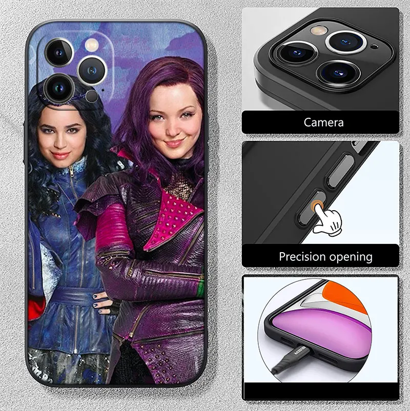 Descendants Phone Case for OPPO F3 F5 F7 F9 F11 F17 F19 Pro Plus A9 A54S A57 A95 A94 A93 A74