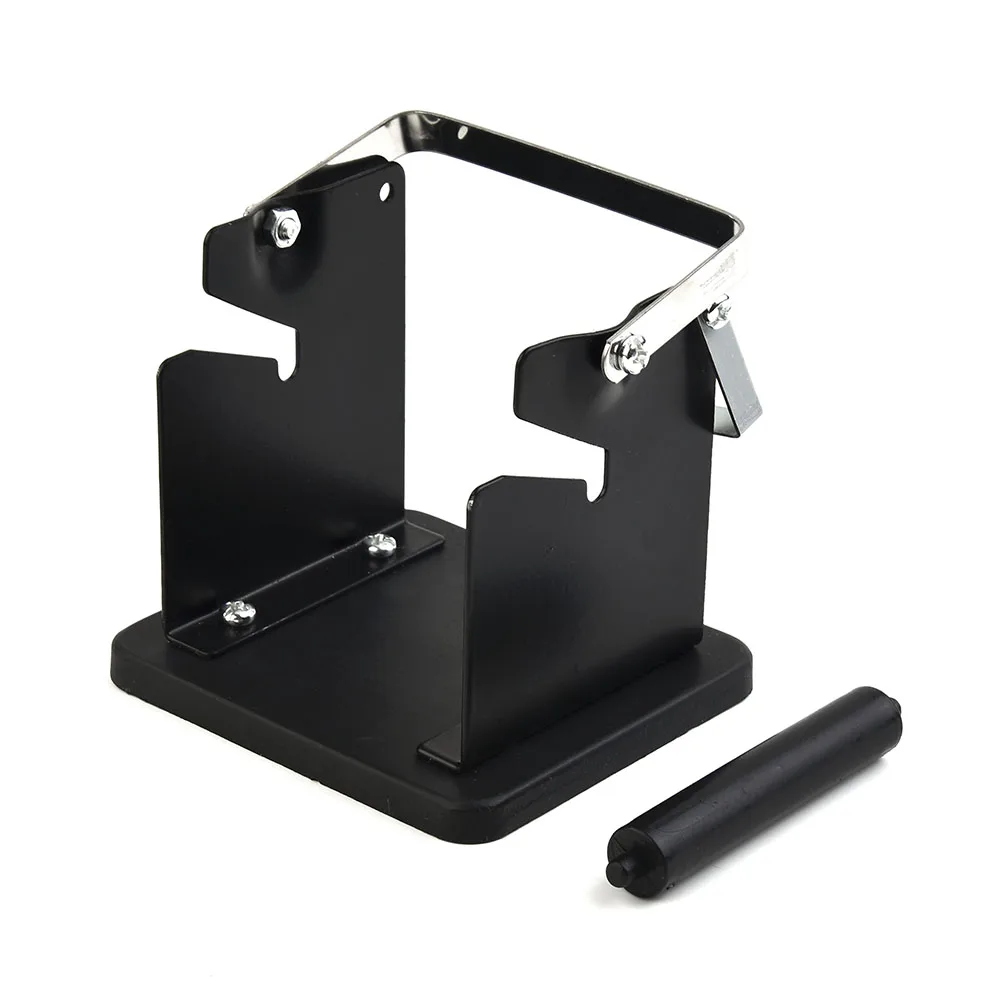 

Holder Welding Frame Spool Holder Structure Pad Solder Wire Holder 1000g 1pcs 72mm Black Cast Iron Alloy Dispenser