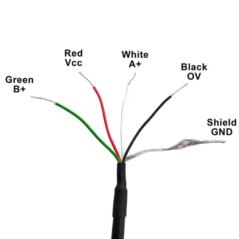 50/100/200/360/400/500/600P/R фотоэлектрический инкрементный Поворотный энкодер 5в-24в AB