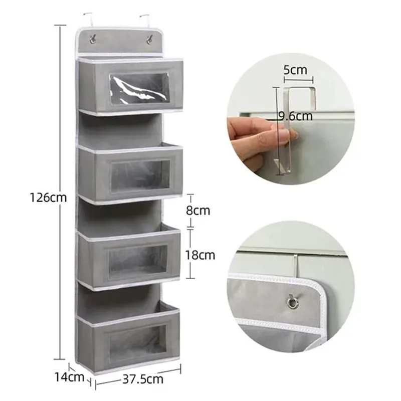 Нетканая сумка для хранения настенный шкаф подвесные отделочные сумки детских