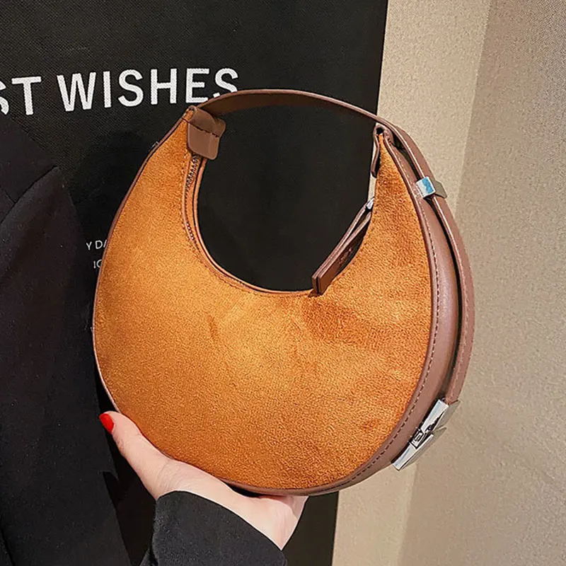 

Маленькая однотонная сумка из искусственной кожи на плечо, модель 2022 года, женская дизайнерская сумка на молнии, трендовая женская сумка дл...