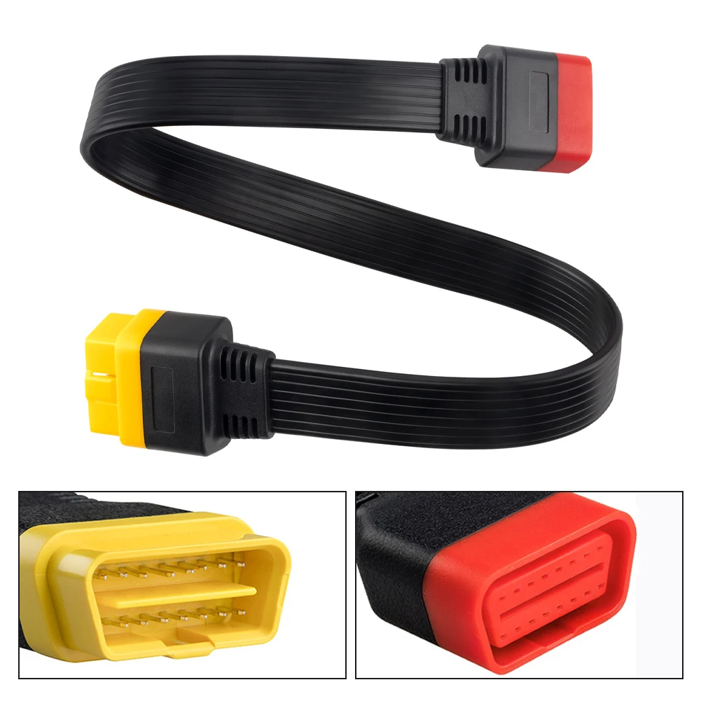 

Универсальный 16-контактный штекер на 16-контактный разъем OBD 2 OBD II Удлинительный разъем для автомобильного диагностического кабеля автомобильные инструменты