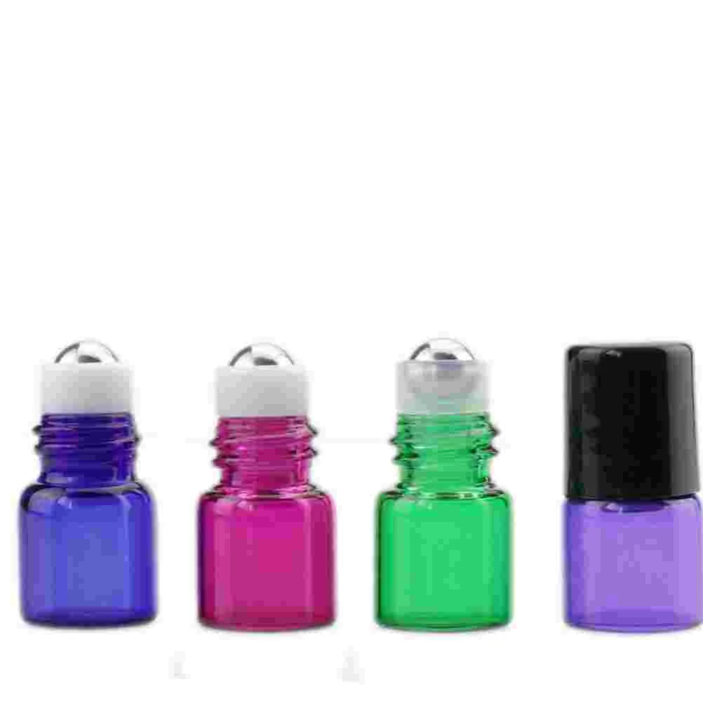 6 шт. портативные бутылки с шариками-роллерами стеклянные для дозирования