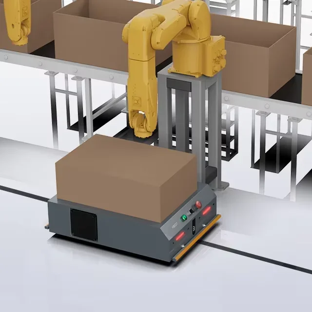 XBOT 100 кг назначенный сайт остановка agv интеллектуальная тележка для перемещения