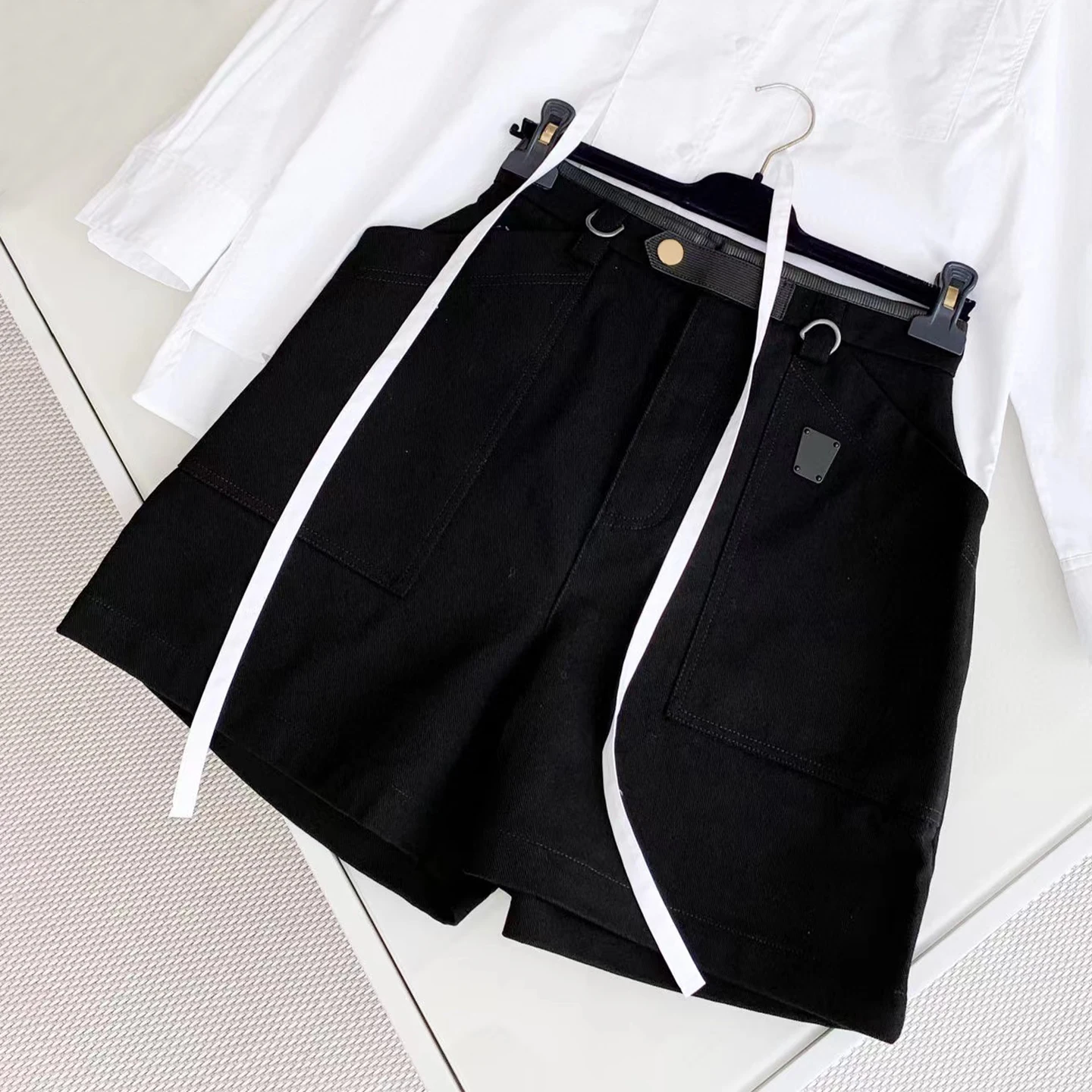 

NIGO Large Pocket Black Shorts Ngvp #nigo6158