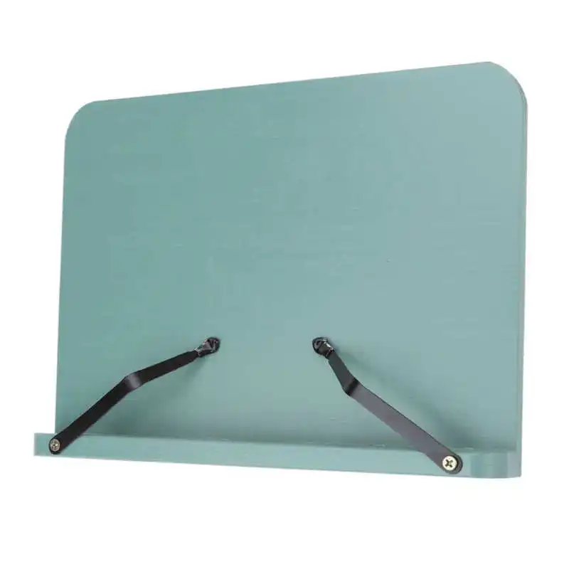 

Book Stand Stable Hold Foldable Desk Bookrest Adjustable Angle Lightweight with Page Paper Clip for Tablet for Sheet Music