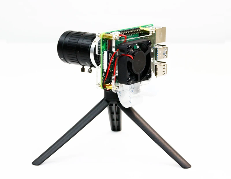 Акриловый чехол-кронштейн Yahboom Raspberry Pi 4B с монтажными отверстиями для официальной