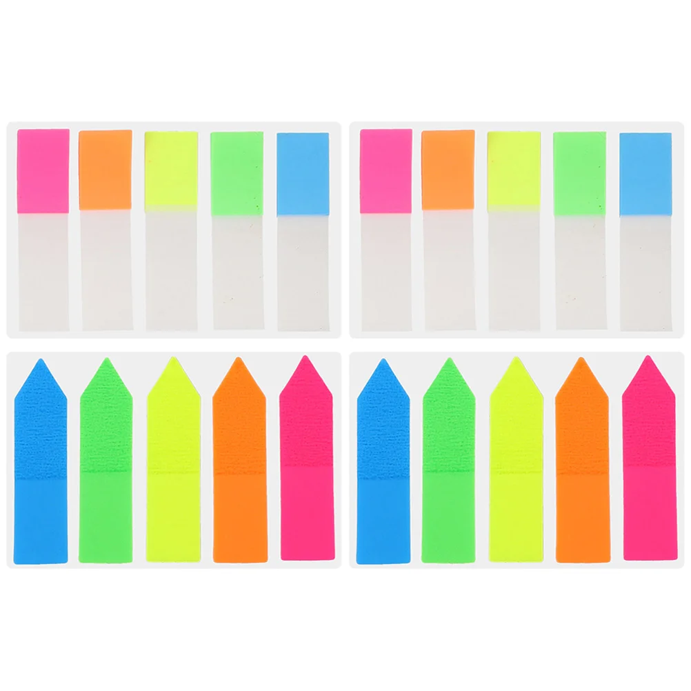 

4 Sets of Page Marker Self-adhesive Page Tabs Paper Page Tabs Page Marking Tool