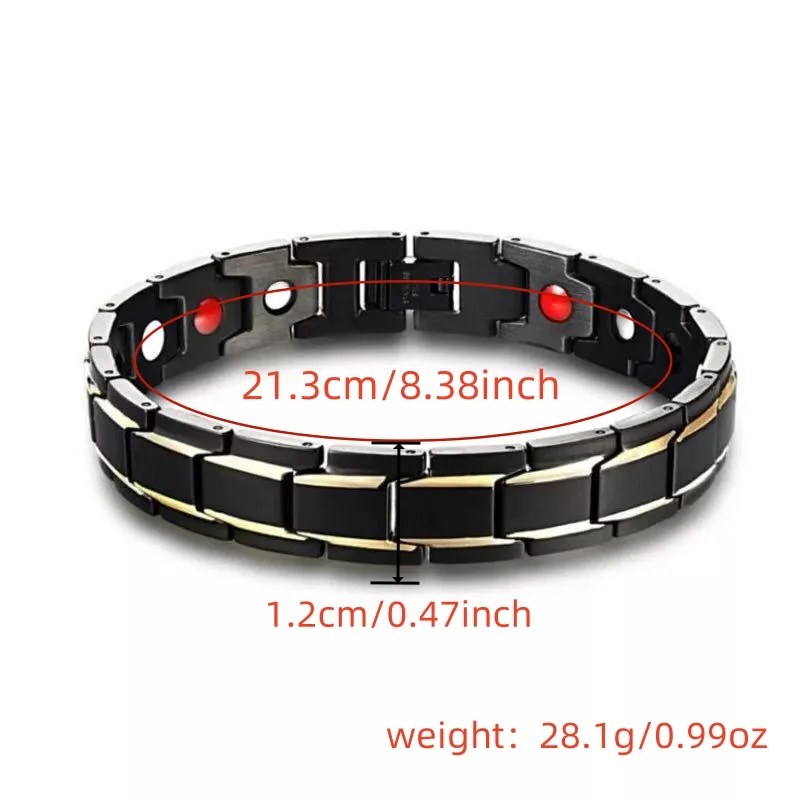 Модный мужской браслет для здоровья и энергетической терапии