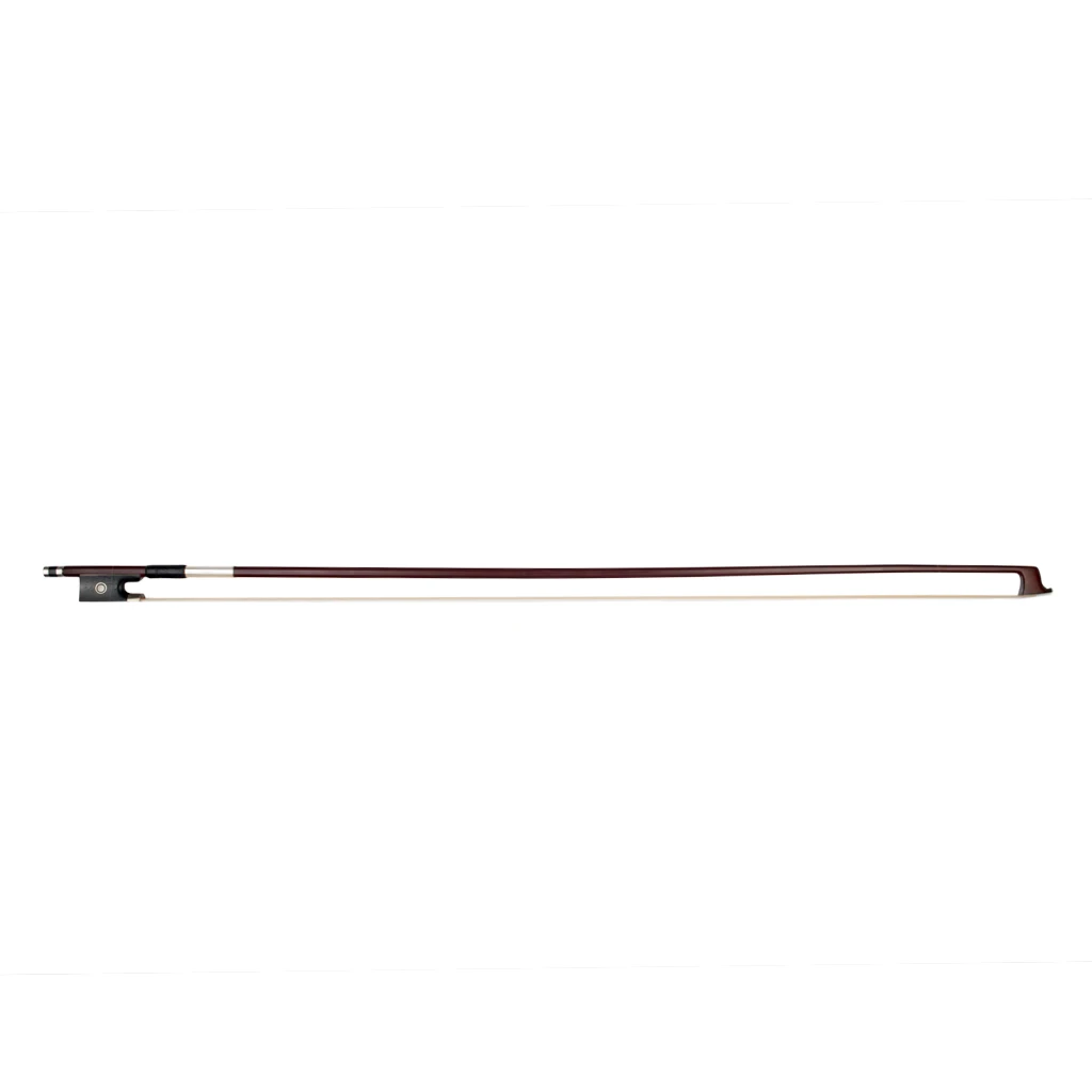NAOMI 4/4 Violin Bow Brazilwood Bow Octagonal Stick White Mongolia Horsehair Ebony Frog W/ Paris Eye Inlay