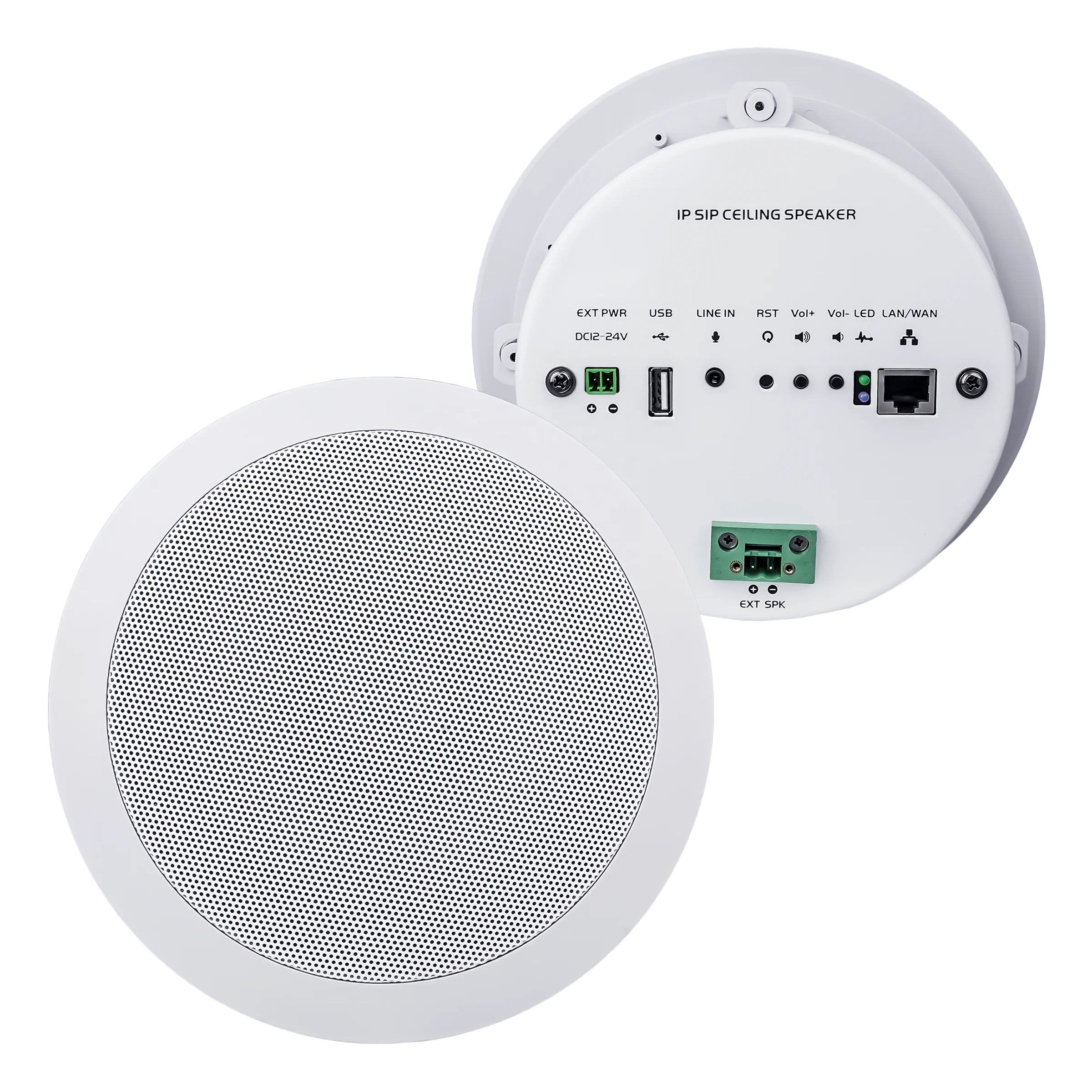 Фото OBT-POE611 Сетевой потолочный динамик SIP Сетевой потолочный динамик IP, Коммерческий IP-динамик POE №5