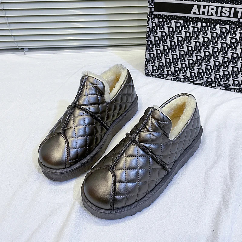 

Женские зимние домашние тапочки 2023, теплые плюшевые комнатные шлепанцы, забавные тапочки, женская мягкая нескользящая обувь, женская зимня...