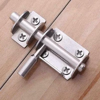 stainless steel door latch hand polished chrome right angle sliding bending door lock latch screw locker hardware accessories