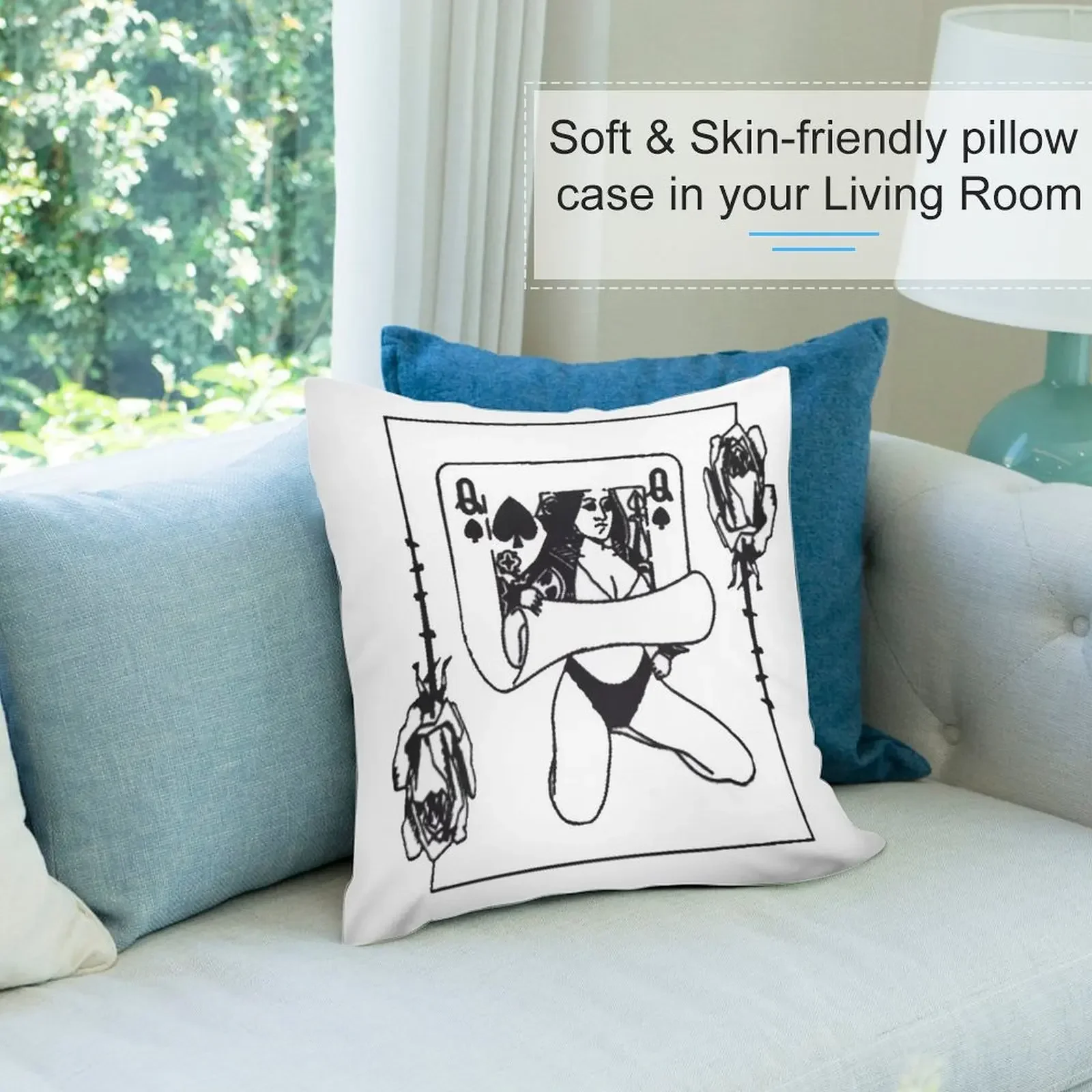 Card Girl Babe Design Hype Декоративная подушка Диванные подушки Роскошные декоративные