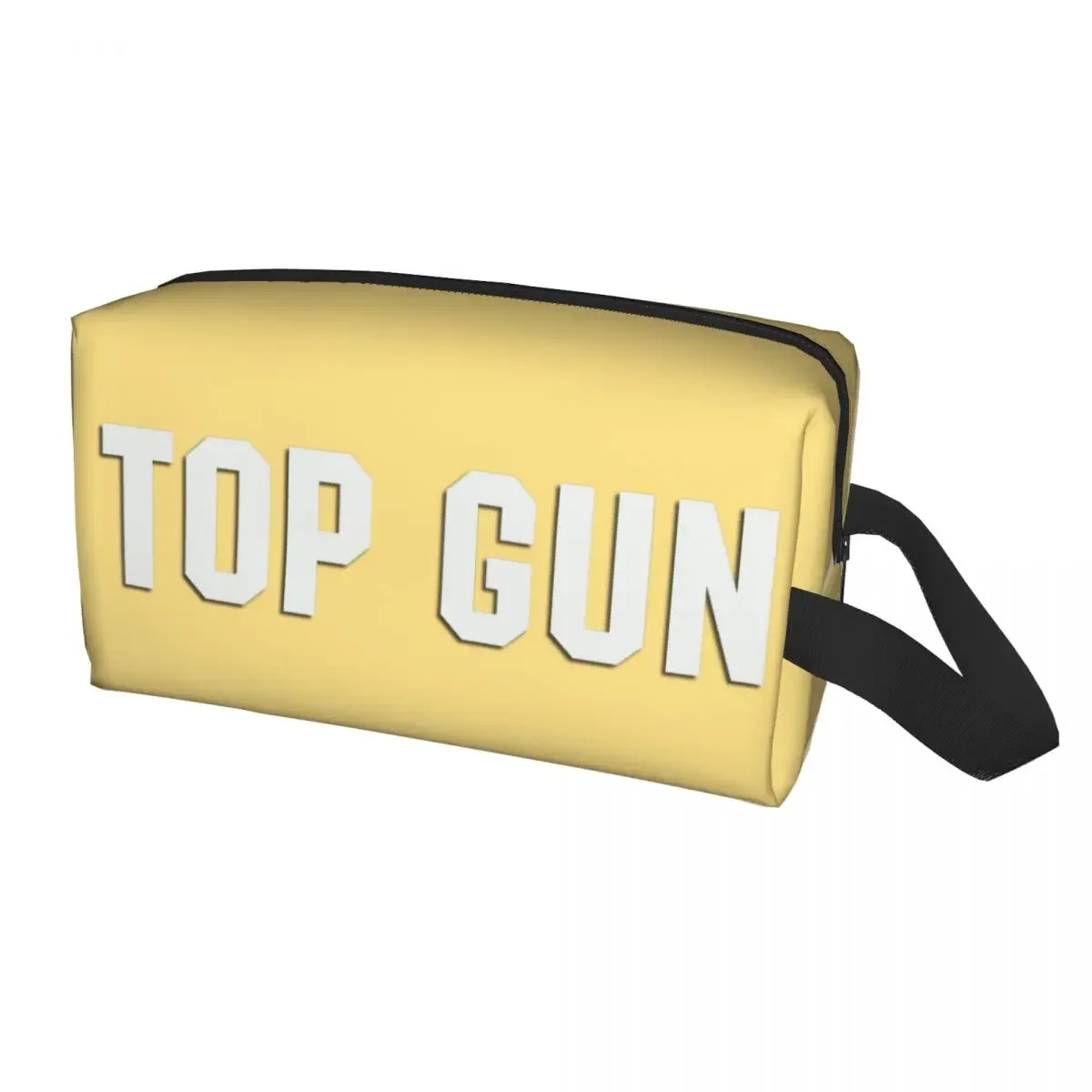 

Custom Top Gun Print Travel Cosmetic Bag Women Toiletry Makeup Organizer Lady Beauty Storage Dopp Kit